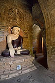 Bagan Myanmar. Buddha statue of the Thambula Temple. 